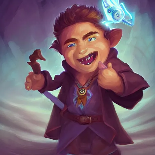 Image similar to cute little anthropomorphic rick astley, wielding a magic staff, tiny, small, short, wizard robe, cute and adorable, pretty, beautiful, dnd character art portrait, matte fantasy painting, deviantart artstation, by jason felix by steve argyle by tyler jacobson by peter mohrbacher, cinema