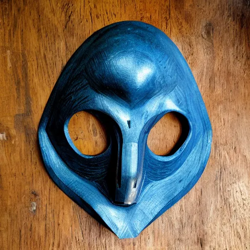 Image similar to alien wooden mask