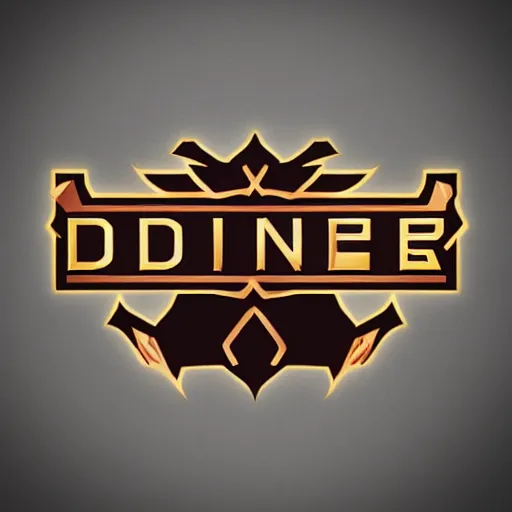 Image similar to Logo of an esport team called 'Divine Slayer', minimalist