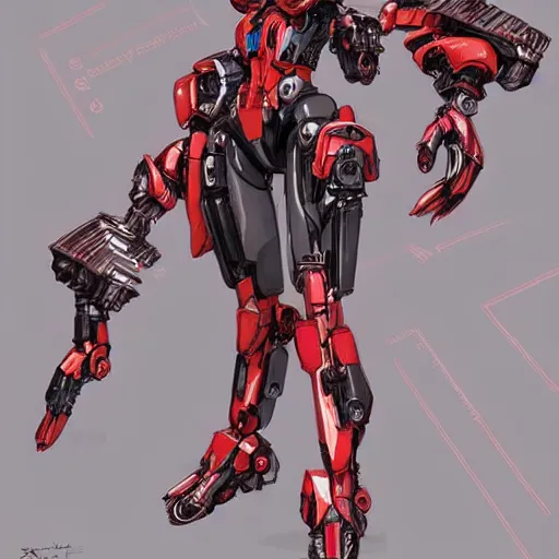 Image similar to a female transformer with a tiara, cruel red eyes, very symmetrical face, highly detailed, nanogirl, nanogirlv 2, quintessa, by vitaly bulgarov, by yoji shinkawa, by joss nizzi, by ben procter, by steve jung, metal gear solid, transformers cinematic universe, deviantart, artstation, unreal engine