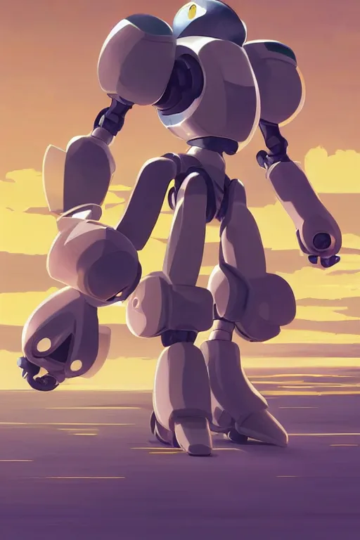 Image similar to metabots medabots medarotto medarot robot minimalist comics, behance hd by jesper ejsing, by rhads, makoto shinkai and lois van baarle, ilya kuvshinov, rossdraws global illumination ray tracing hdr radiating a glowing aura