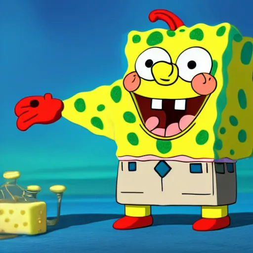 Prompt: spongebob squarepants as a triangle!!!!!, trending on artstation, cgsociety, 4 k, 8 k