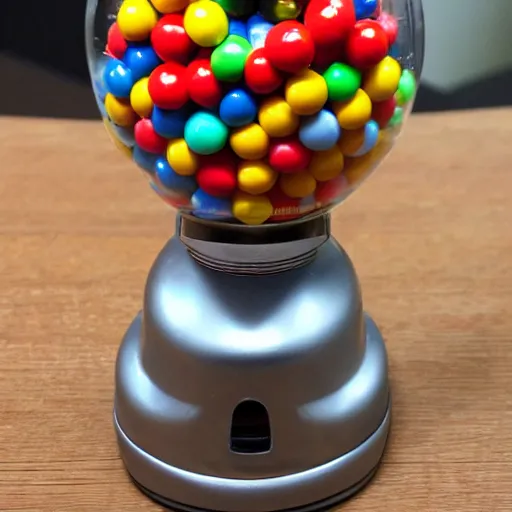 Prompt: a gumball machine