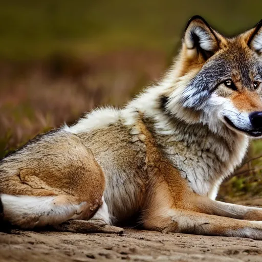 Image similar to professional photograph of a eurasian tibetan wolf, high quality, hd, 8 k, 4 k, magnificent, award - winning, nature, nature photography, awe - inspiring, highly detailed, amazing