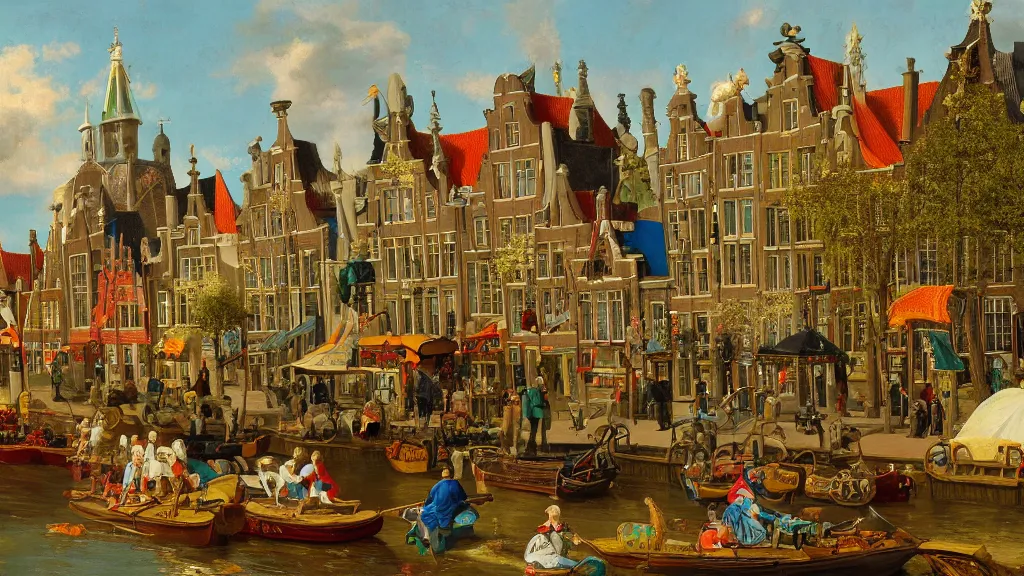 Image similar to dutch golden age fanciful winnipeg