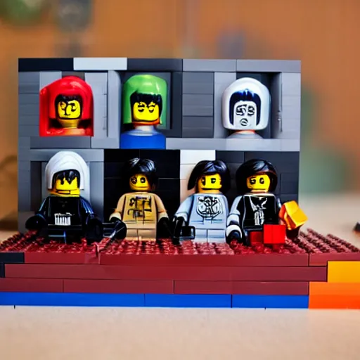 Image similar to a lego Beatles set