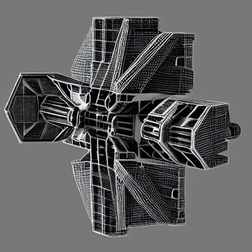Image similar to “special x-wing, design based on the imperial tie fighter, 3d render, digital art”