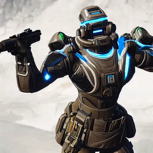 Image similar to ultra realist and ultra intricate detailed photo of a beautiful sci-fi armored Apex legends Legendary skin