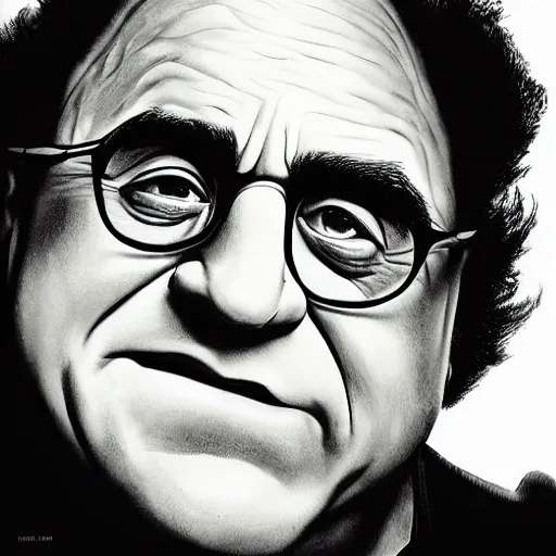 Prompt: Danny Devito as The Incredible Hulk, cinematic, realistic, detailed, portrait, green skin