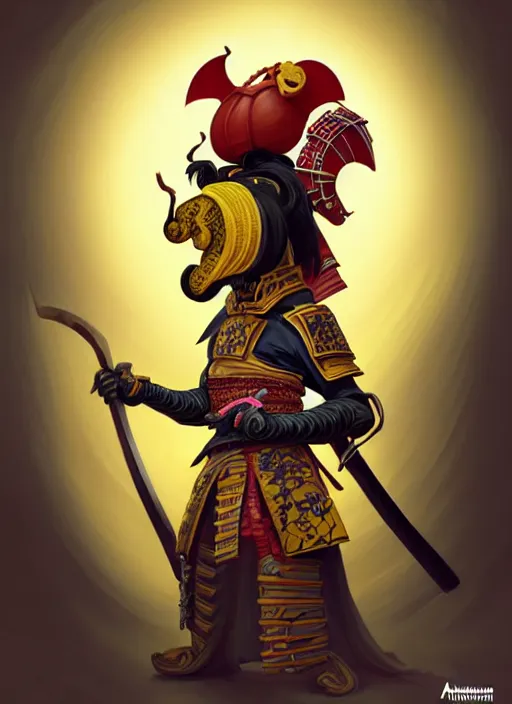 Image similar to a anthropomorphic banana wearing samurai armor, diffuse lighting, fantasy, intricate, elegant, highly detailed, lifelike, bananapunk, photorealistic, digital painting, artstation, illustration, concept art, smooth, sharp focus, art by frank frazetta and marco bucci and loish and rossdraws and artgerm and alphonse mucha