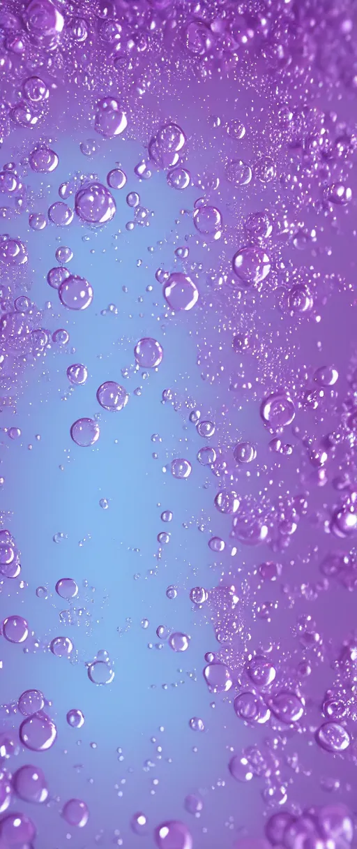 Prompt: purple bubbles octane render, hyper realistic, 4 k, intricate detail, vivid, colorful, water, condensation