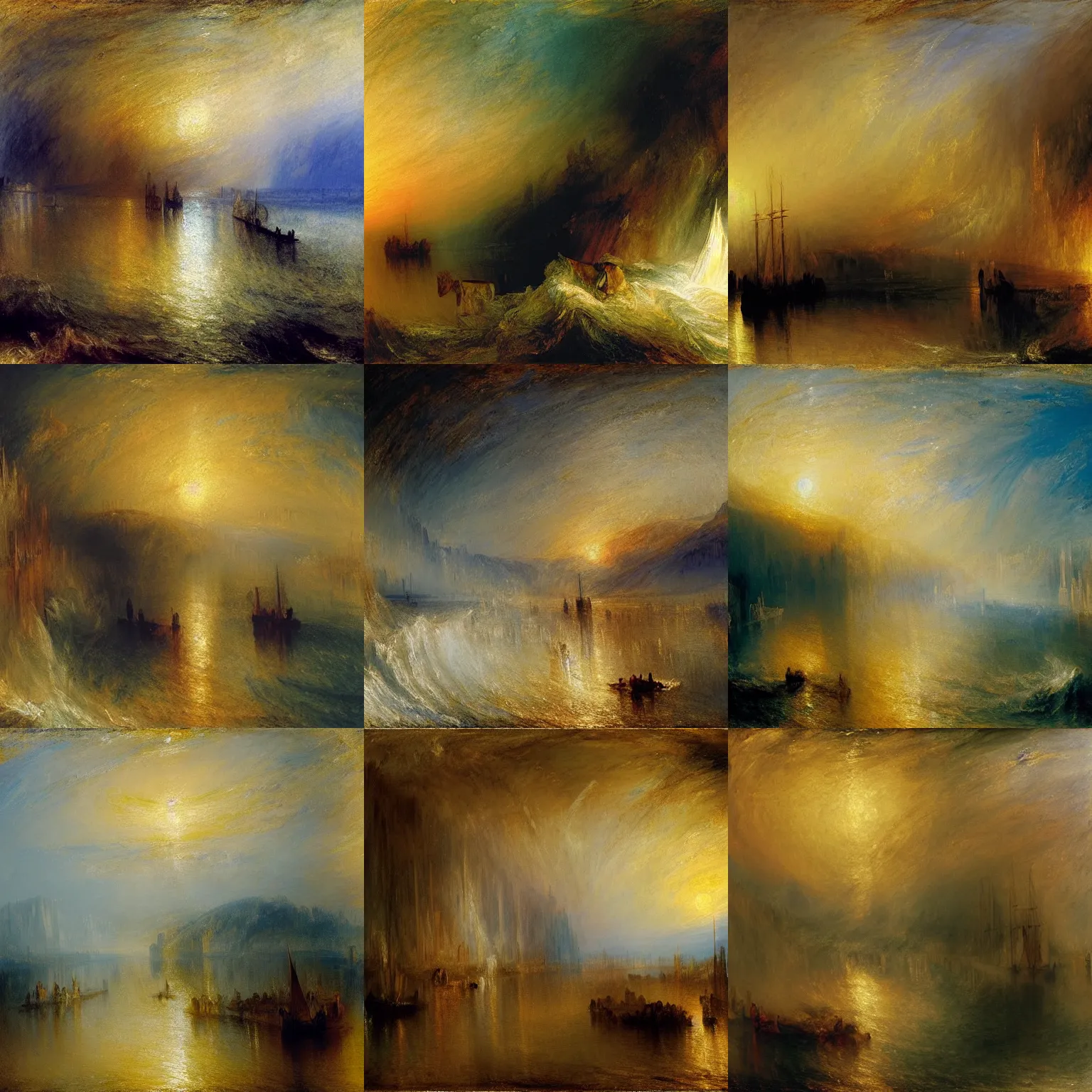 Prompt: artwork by j. m. w. turner