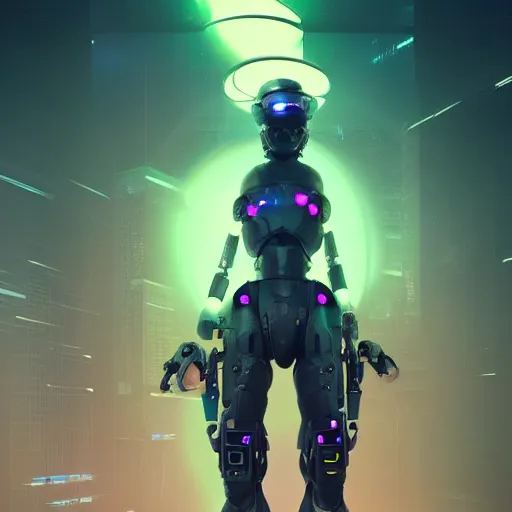 Prompt: cyberpunk concept bot, cinema 4 d, galaxy space sci - fi, wearing vr goggles, illustration, portrait, pastel neon textured background night, trending on artstation, greg rutkowski, octane rendered, 1 2 k, detailed,