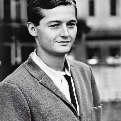 Image similar to young adult maurice ronet in 1 9 6 3