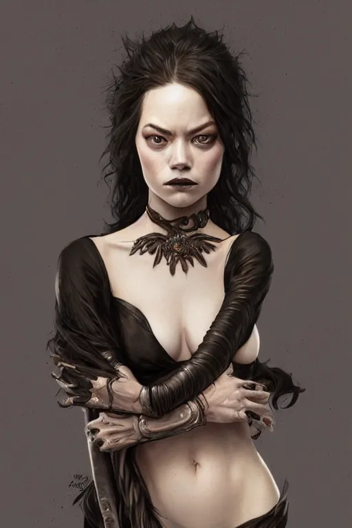 Prompt: ultra realistic illustration, zoe kravitz, emma stone hybrid as the gothic vampire queen, intricate, elegant, highly detailed, digital painting, artstation, concept art, smooth, sharp focus, illustration, art by artgerm and greg rutkowski and alphonse mucha