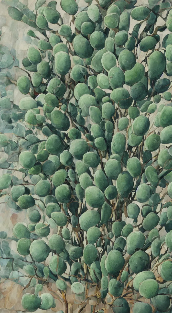 Image similar to a biomorphic ceramic still distilling eucalyptus into green oil, infrastructure, brush stroke, romantic painting