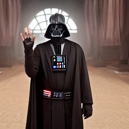 Prompt: Emperor Biden, Joe Biden dressed as a sith lord in the new star wars, promo still