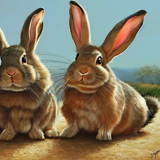 Prompt: rabbit mafia gangster by James Gurney.