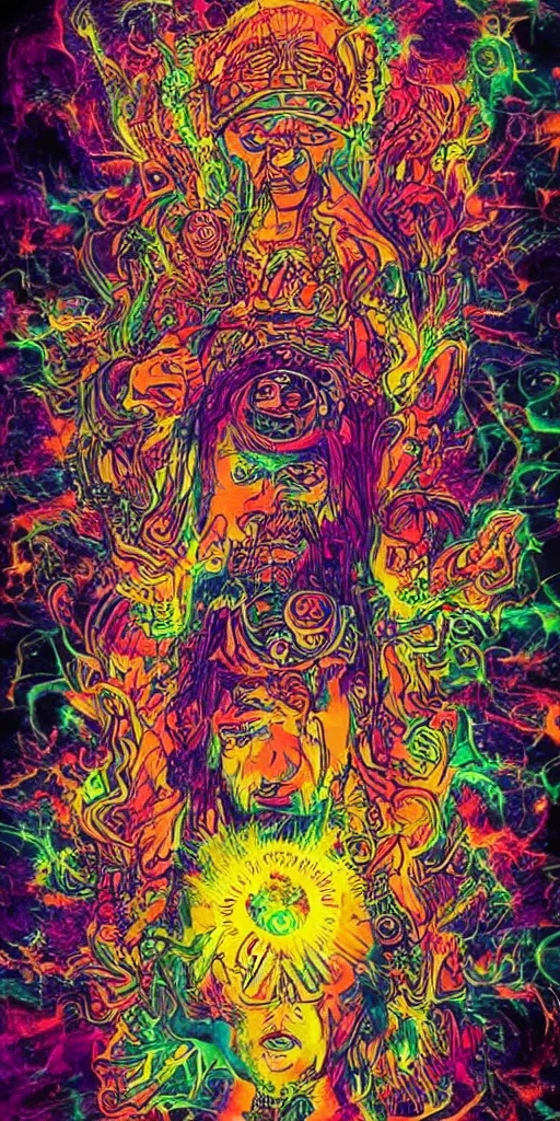 Prompt: god of psychedelics