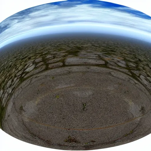 Prompt: equirectangular photograph of sky