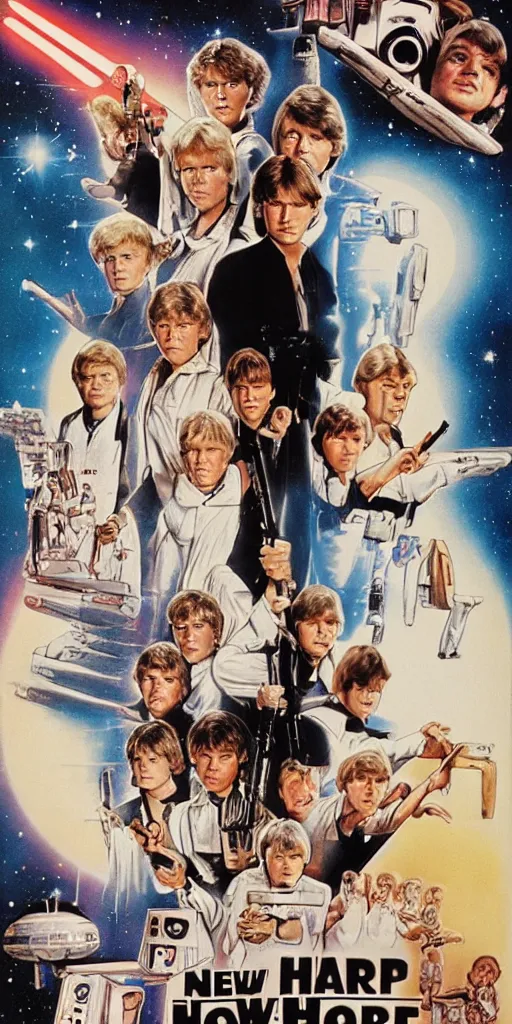 Image similar to variant of a new hope poster