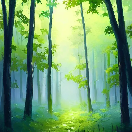 Image similar to a beautiful painting of a forest by sylvain sarrailh. trending on artstation