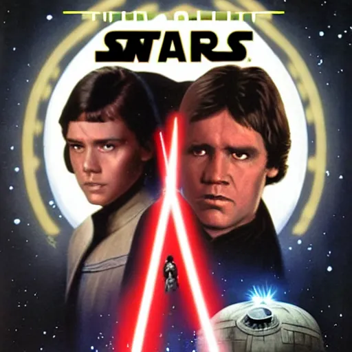 Prompt: the next star wars movie, cover art,