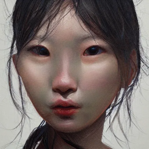 Prompt: portrait of a girl by tooth wu, intricate abstract