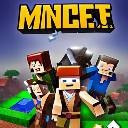 Prompt: minecarft 2 game cover in ps 3