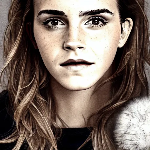 Image similar to Color portrait of Emma Watson