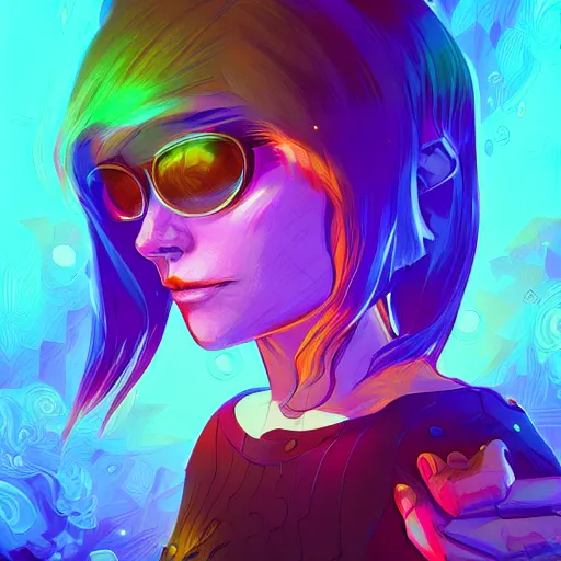 Image similar to skill magic deepdream radiating a glowing aura stuff loot legends stylized digital illustration video game icon artstation lois van baarle, ilya kuvshinov, rossdraws,