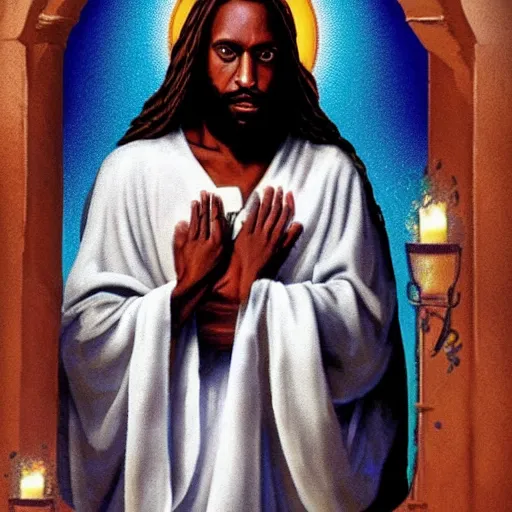 Image similar to black Jesus Christ