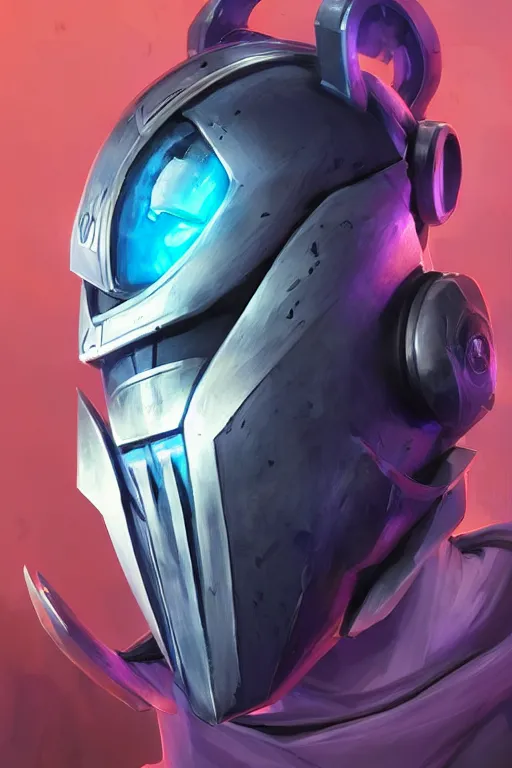 Image similar to epic mask helmet robot ninja portrait stylized as fornite style game design fanart by concept artist gervasio canda, behance hd by jesper ejsing, by rhads, makoto shinkai and lois van baarle, ilya kuvshinov, rossdraws global illumination radiating a glowing aura global illumination ray tracing hdr render in unreal engine 5