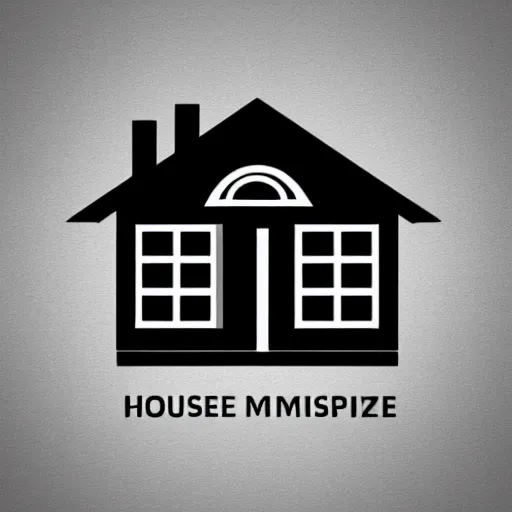 Image similar to house, minimalistic, vectorized logo style