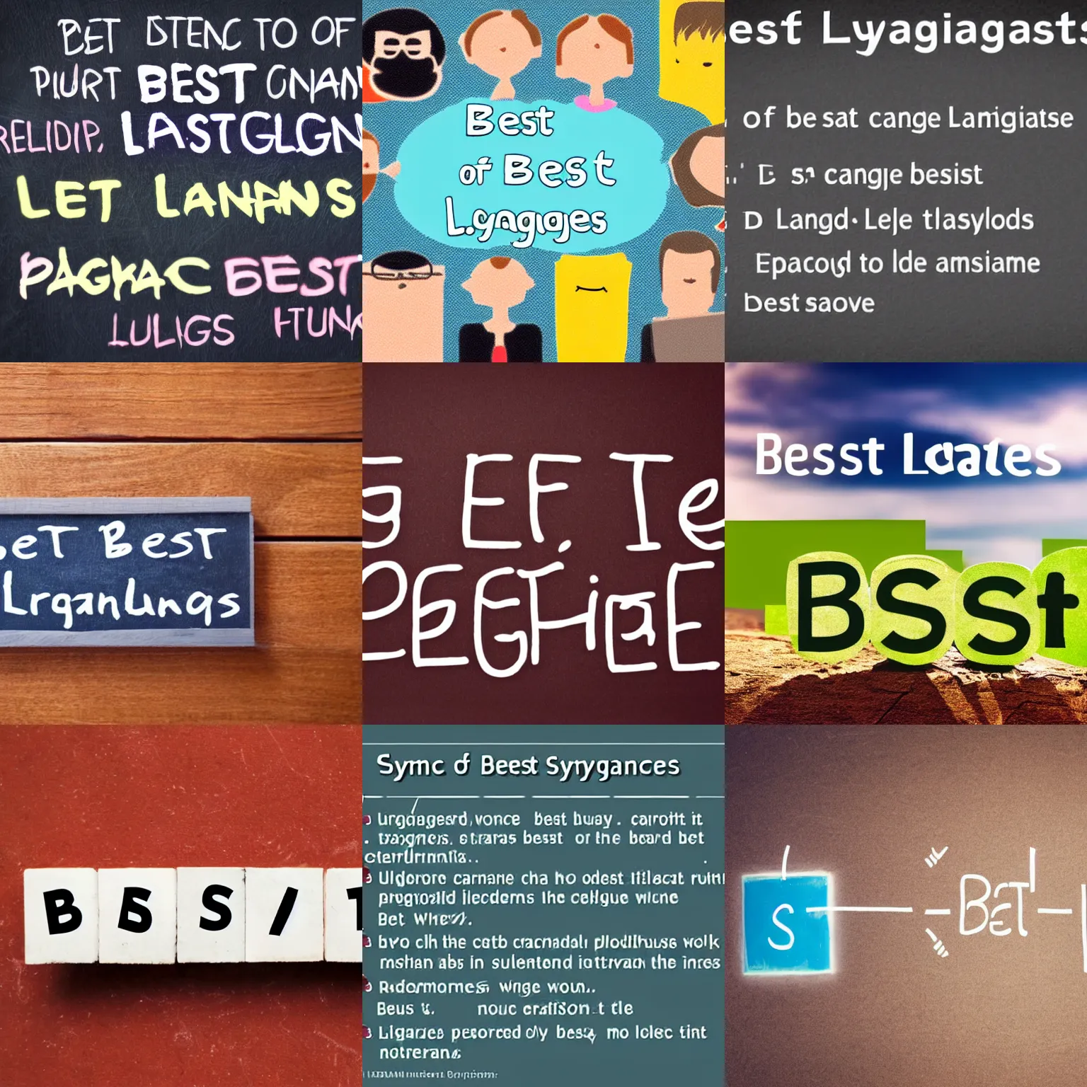 Prompt: syntax of best Language