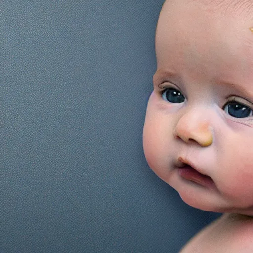 Image similar to a photorealistic portrait of a baby with 1 0, 0 0 0 heads 8 k