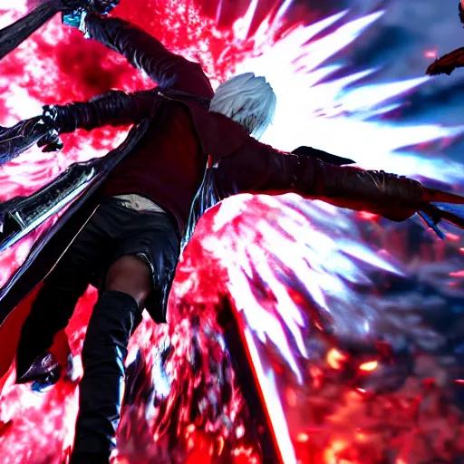 AI Art: Dante from DMC by @Phantom wind (Phantomwind)