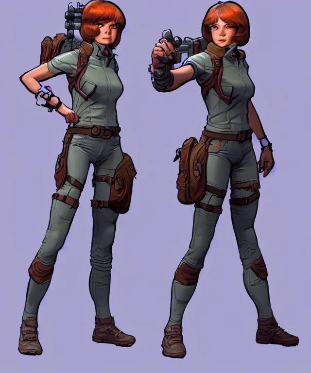 Image similar to the female protagonist, animation character design by jack kirby, action - adventure, sharp detail, artstation trending, conceptart. com