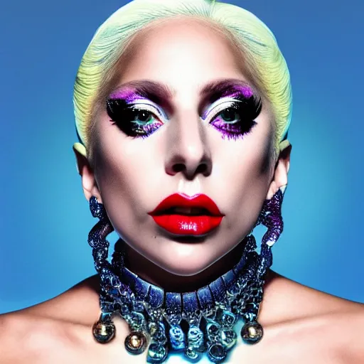 Image similar to lady gaga artpop act 2 album cover shot by nick knight, canon, highly realistic. high resolution. highly detailed. dramatic. 8 k. 4 k.