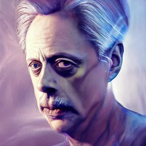 Prompt: hyperrealistic mixed media high resolution painting of a Steve Buscemi traversing through space complex potential flow, stunning 3d render inspired art by István Sándorfi and Greg Rutkowski and Unreal Engine, perfect symmetry, dim volumetric lighting, 8k octane beautifully detailed render, post-processing, extremely hyper-detailed, intricate, epic composition, highly detailed attributes, highly detailed atmosphere, cinematic lighting, masterpiece, trending on artstation, very very detailed, masterpiece, stunning, flawless structure, lifelike texture, perfection,