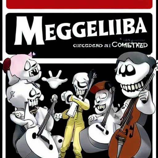 Image similar to sheet music for megalovania composed by metallica