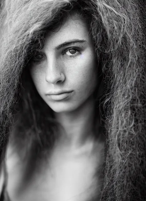 Image similar to portrait of a beautiful 20-year-old Italian woman by Corbin Gurkin, close up, detailed, award winning, Sony a7R