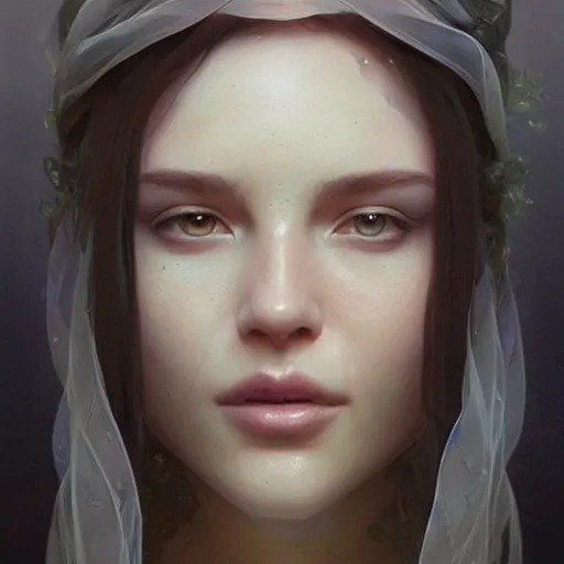 Image similar to a face depicted from translucent cubed, intricate, elegant, highly detailed, digital painting, artstation, concept art, matte, illustration, art by Artgerm and Greg Rutkowski and Alphonse Mucha, Simon Stalenhag, hyperreal