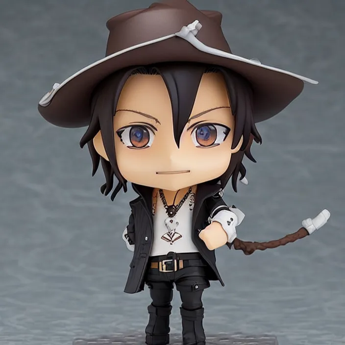 Prompt: Johnny Depp, An anime nendoroid of Johnny Depp, figurine, detailed product photo