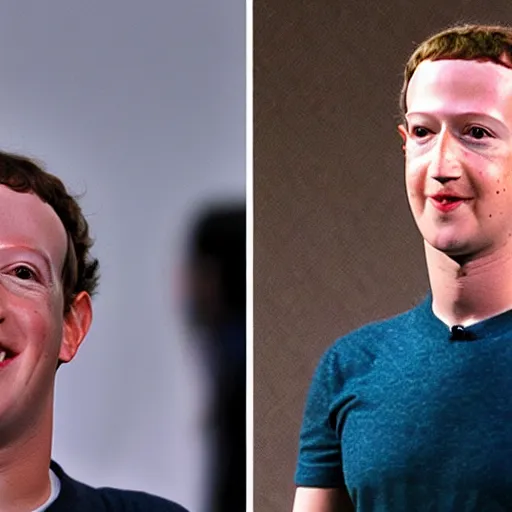 Image similar to Mark Zuckerberg cosplaying as Link from the Legend of Zelda series