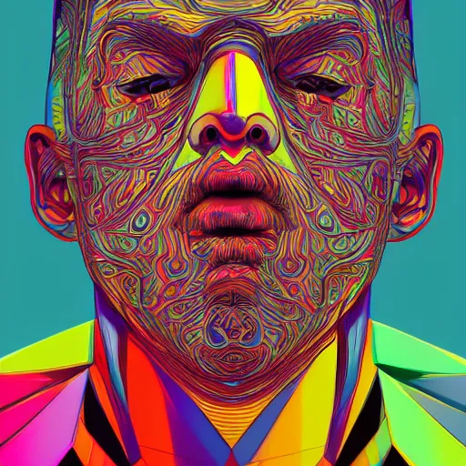 Image similar to the head of a beautiful kpop man partially made of rainbows, an ultrafine detailed illustration by james jean, final fantasy, intricate linework, bright colors, behance contest winner, vanitas, angular, altermodern, unreal engine 5 highly rendered, global illumination, radiant light, detailed and intricate environment