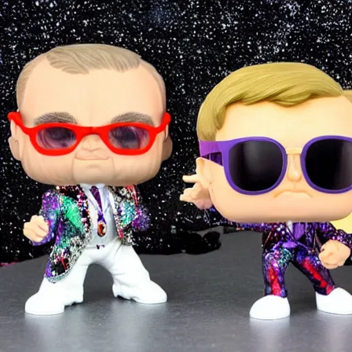 Image similar to elton john funko pop