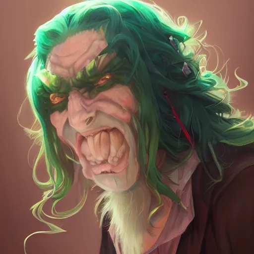 Prompt: An anime portrait of Old Gregg, by Stanley Artgerm Lau, WLOP, Rossdraws, James Jean, Andrei Riabovitchev, Marc Simonetti, and Sakimichan, tranding on artstation