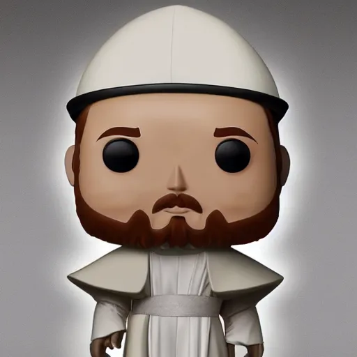 Image similar to The Pope as a funko pop, artstation