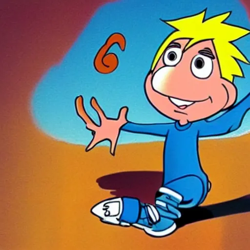 Image similar to that's not craig mccracken's art style you dumb bot also the dumbest boy in history, blond boy, 2 0 0 0 s cartoon, sharp edges cartoon, goofy cartoon